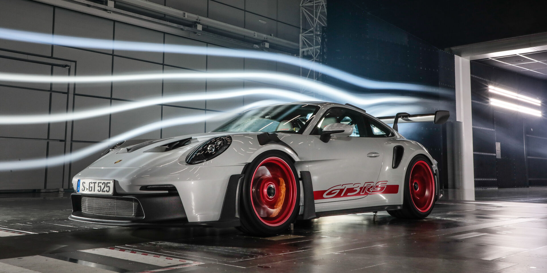 Porsche 911 GT3 RS T-Shirt - Supersportwagen Design Langarm Shirt